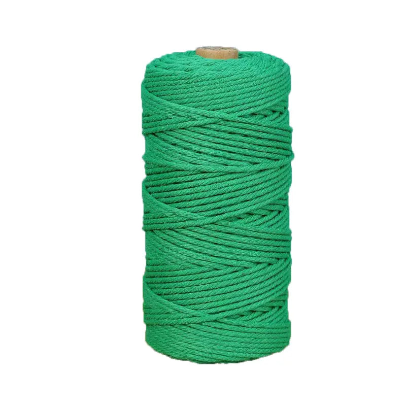 3mm 100M Macrame Cord Rope Cotton Twine Thread String Crafts DIY