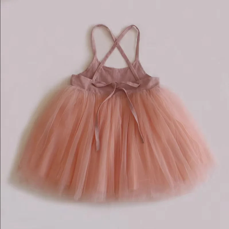 Toddler Kids Summer Baby Tutu Birthday Party Dress