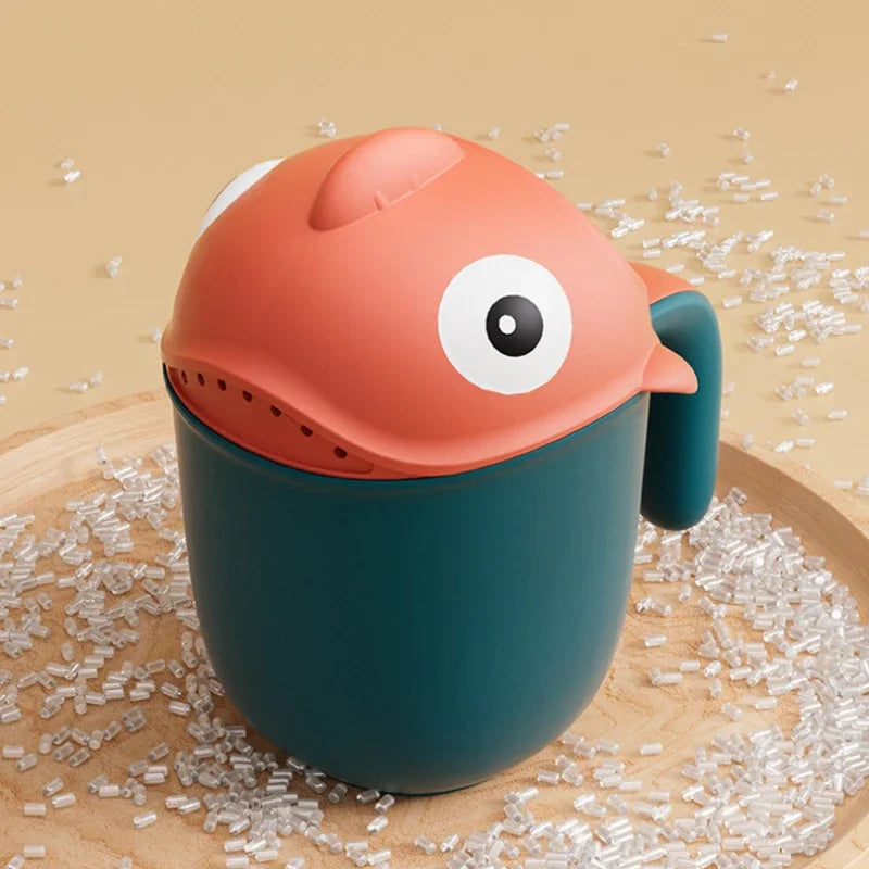 Shark-Shaped Baby Rinse Cup