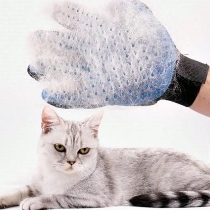 Pet Grooming Glove For Cats And Dogs
