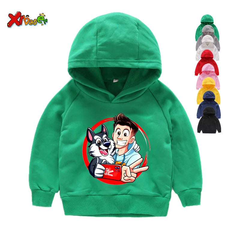 Kids Hoodies Pullover Children Knit Sweatshirt
