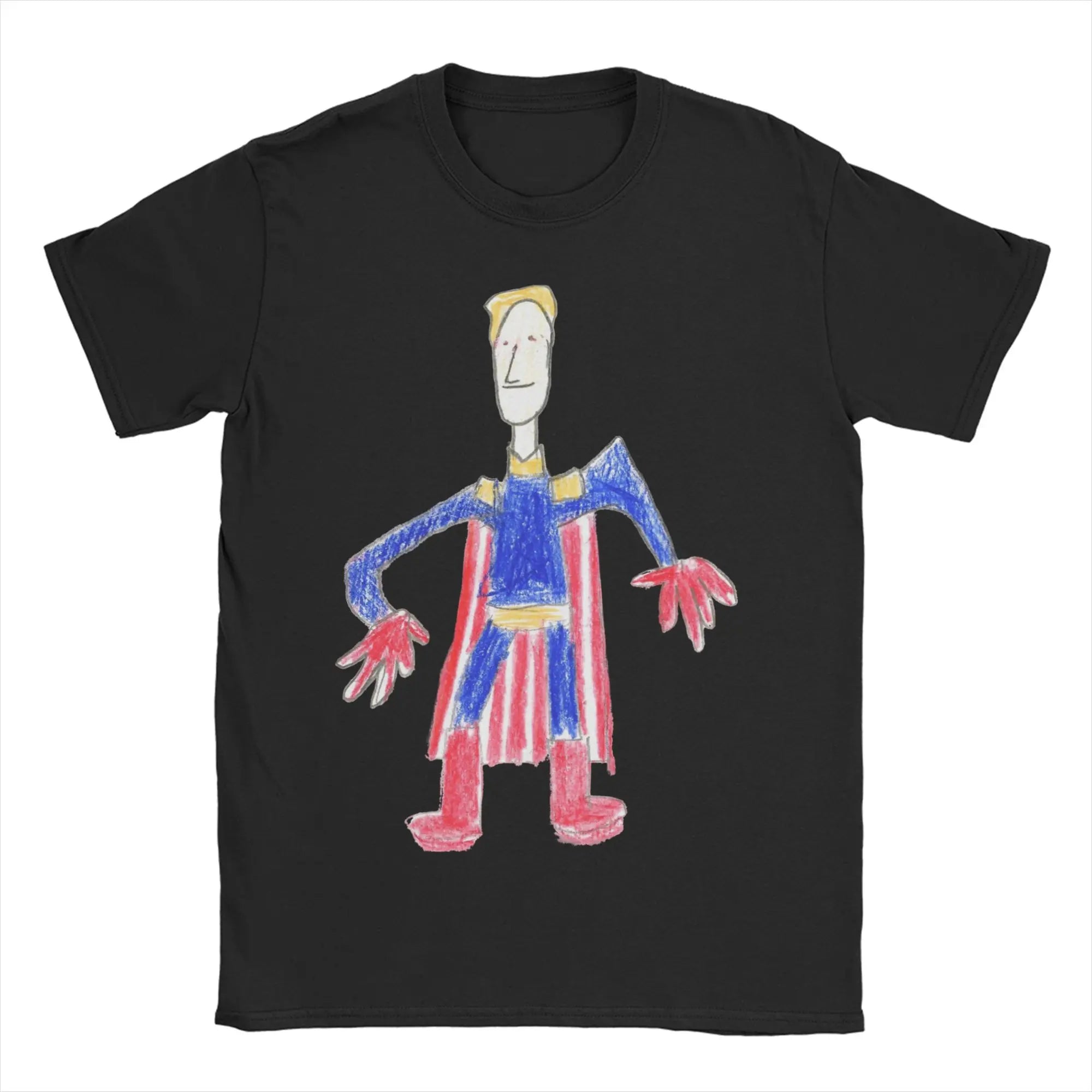 Distressed T-Shirt - Homelander Design