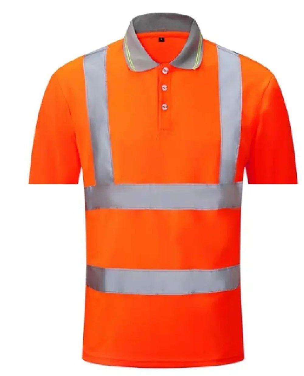 Mens Reflective Polo Work Shirt