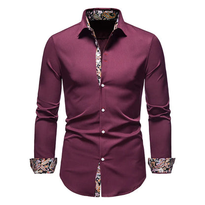 Mens White Long Sleeve Shirt With Style