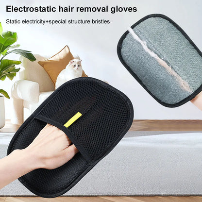Pet Hair Remover Glove Set For Easy Grooming
