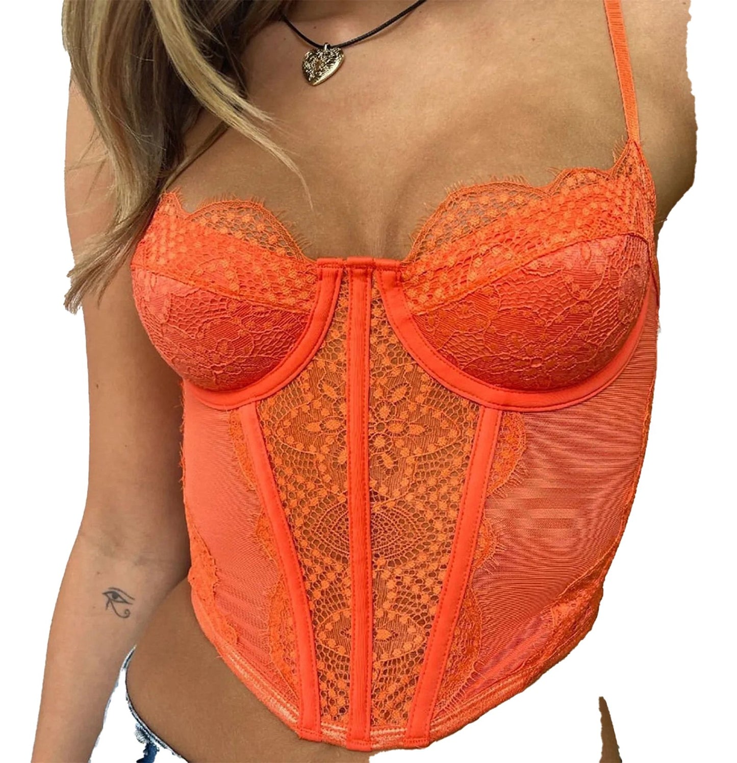 Plus Size Gothic Corset Top In Multiple Colors