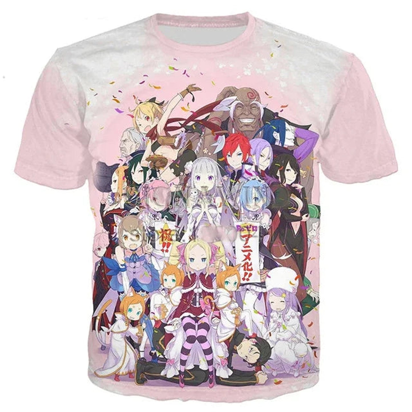 Anime Girl 3D Printed T-Shirt for Men & Women - Casual Harajuku