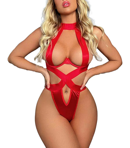Sexy Bandage Lingerie Bodysuit For Women