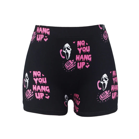 Womens Halloween Pajama Shorts