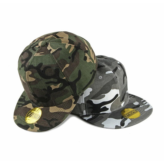 Camouflage Snapback Hat For Men Trendy Style