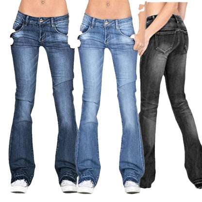 Black Flared Jeans For Women Trendy Style