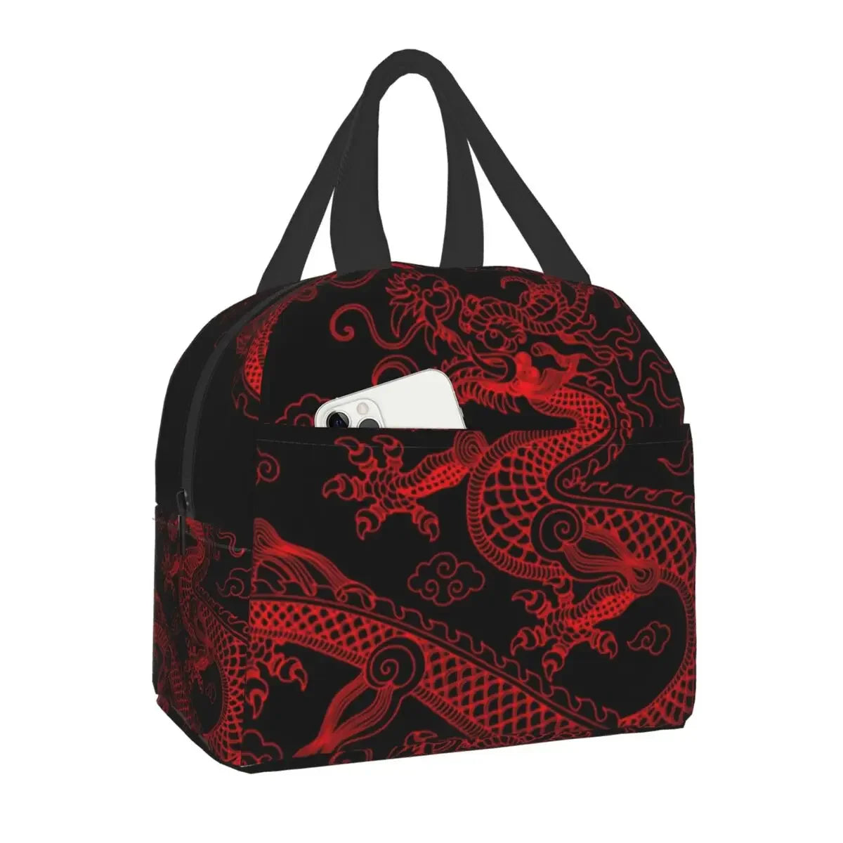 Cottagecore Aesthetic Cute Vintage Frog and Snail Thermal Insulated Lunch Bag