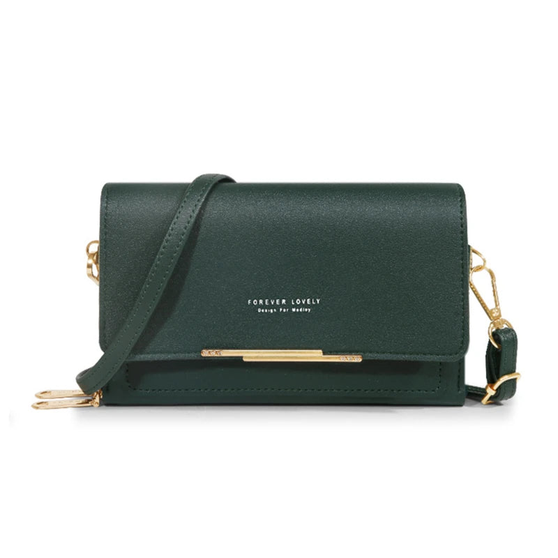 Womens Korean Handbag Multi Card Large Capacity Casual Shoulder Bag