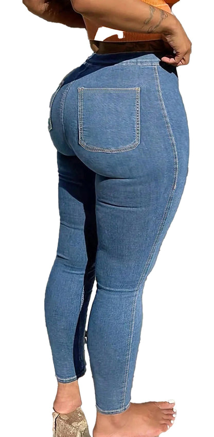 High Waisted Skinny Jeans For Women
