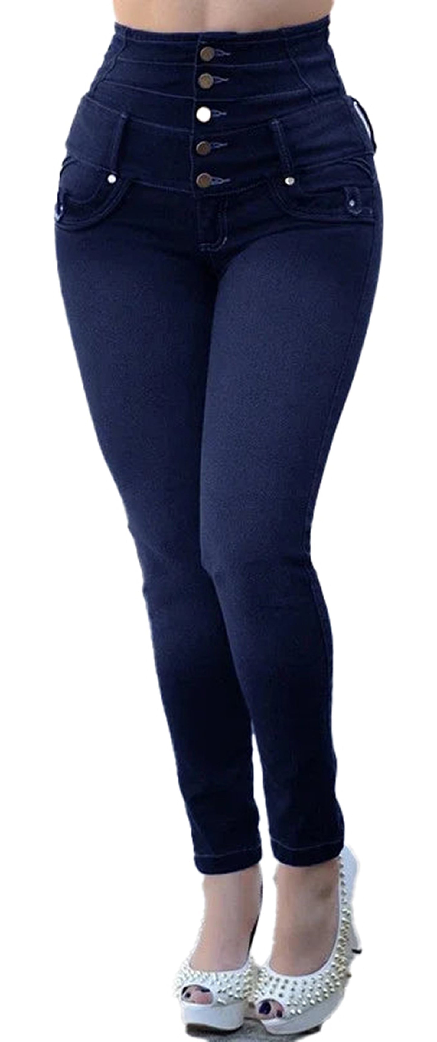 High Waist Skinny Jeans For Women