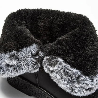 Waterproof Faux Fur Snow Boots Women