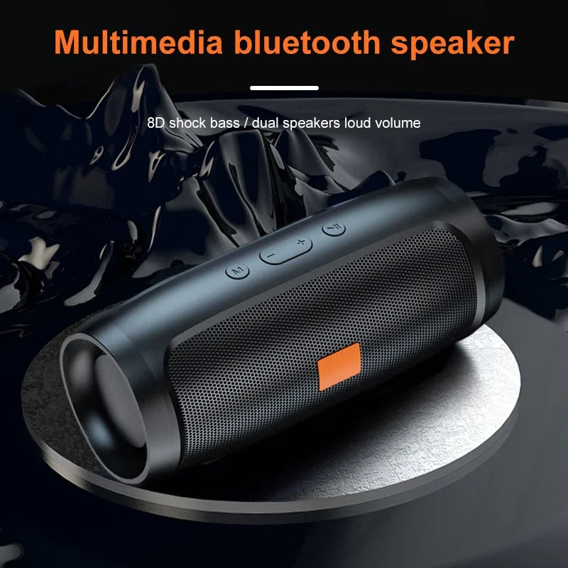 LuckeLadybug portable wireless speaker with bluetooth featuring 8D shock bass and dual speakers for loud volume