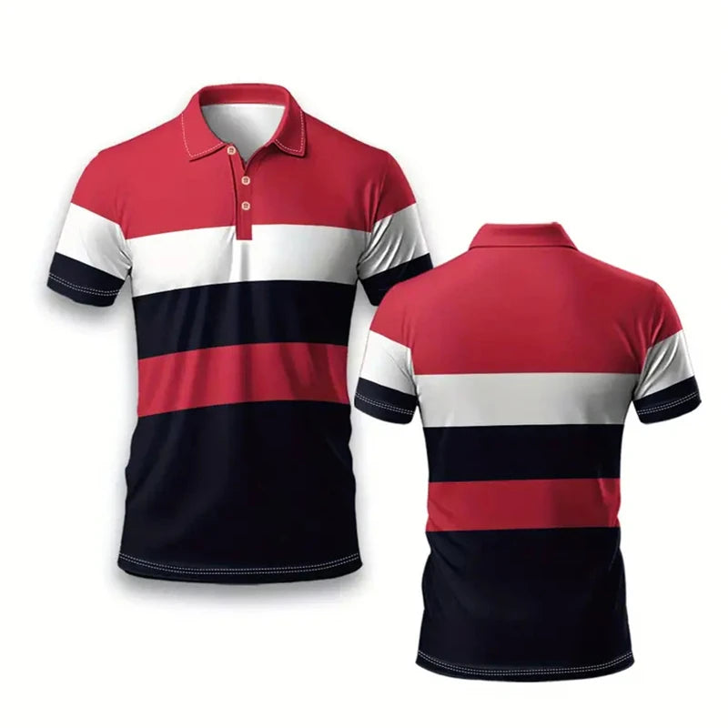Mens Summer Polo Shirts With Trendy Design