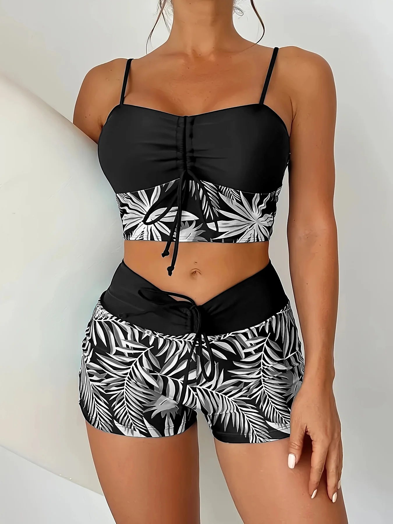Women’s Vintage Style Floral High-Waist Bikini