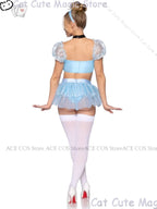 Halloween Costume: Cute Blue Dress Set