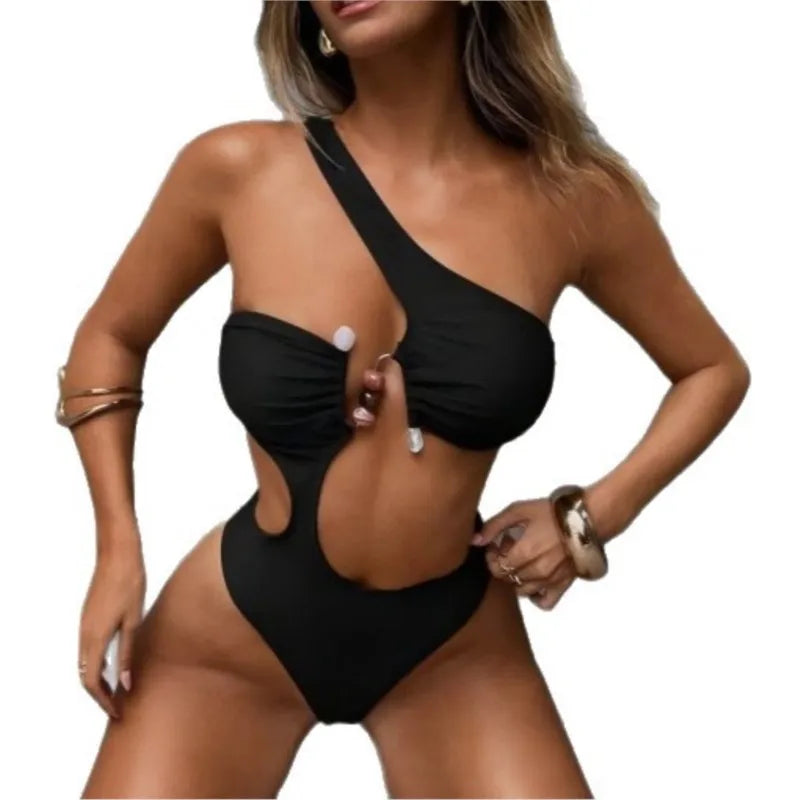 Chic Cut-Out One-Shoulder Bikini