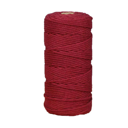 3mm 100M Macrame Cord Rope Cotton Twine Thread String Crafts DIY
