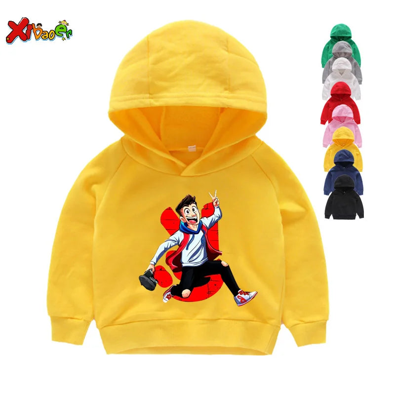 Kids Hoodies Pullover Children Knit Sweatshirt