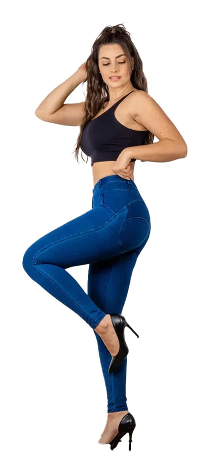 Melody Blue Skinny Jeans For Women