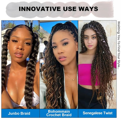 Ombre Braiding Hair Extensions Trendy Styles