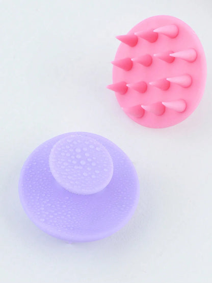 Silicone Scalp Massage Brush Set