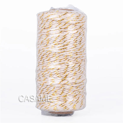 12 ply thick Cotton Bakers Twine String Cord Rope Rustic DIY Craft Twine 100m Spool
