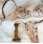 Underwire Bra with Lace - Elegant Style