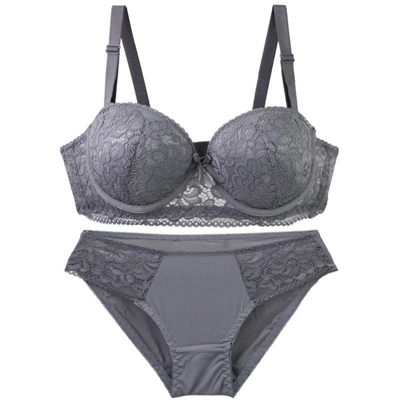 Underwire Bra with Lace for Elegance