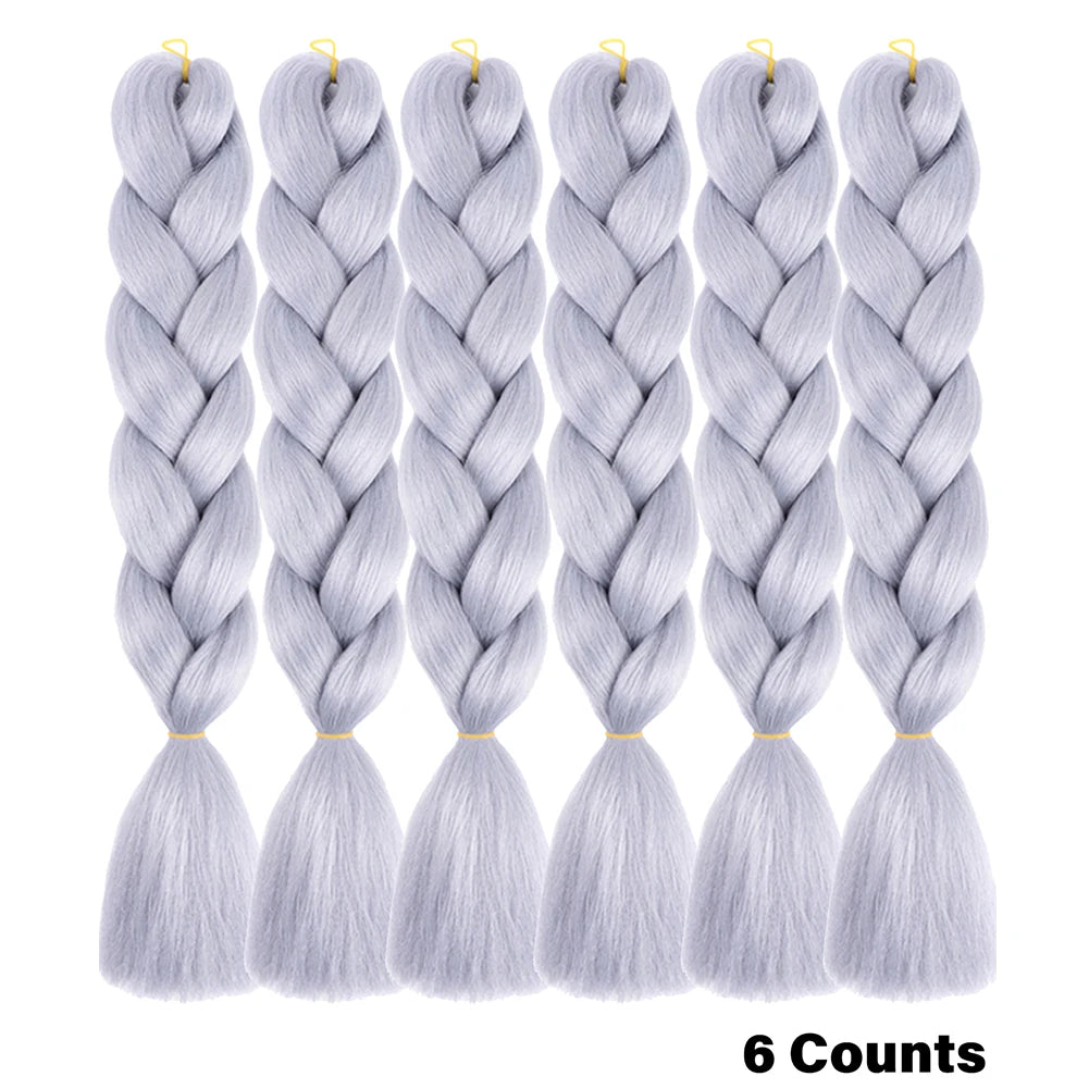Ombre Crochet Braiding Hair Extensions