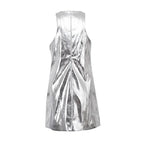 Silver Fashion and Bodycon Dress