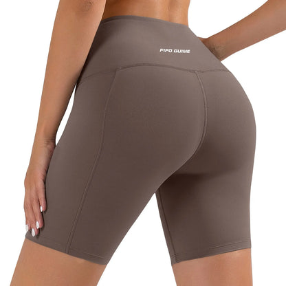 High Waist Yoga Shorts For Women
