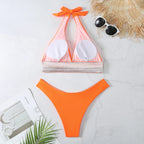 Stunning Two-Tone Bikini Set