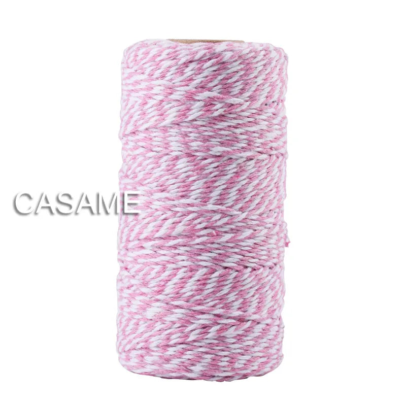 12 ply thick Cotton Bakers Twine String Cord Rope Rustic DIY Craft Twine 100m Spool