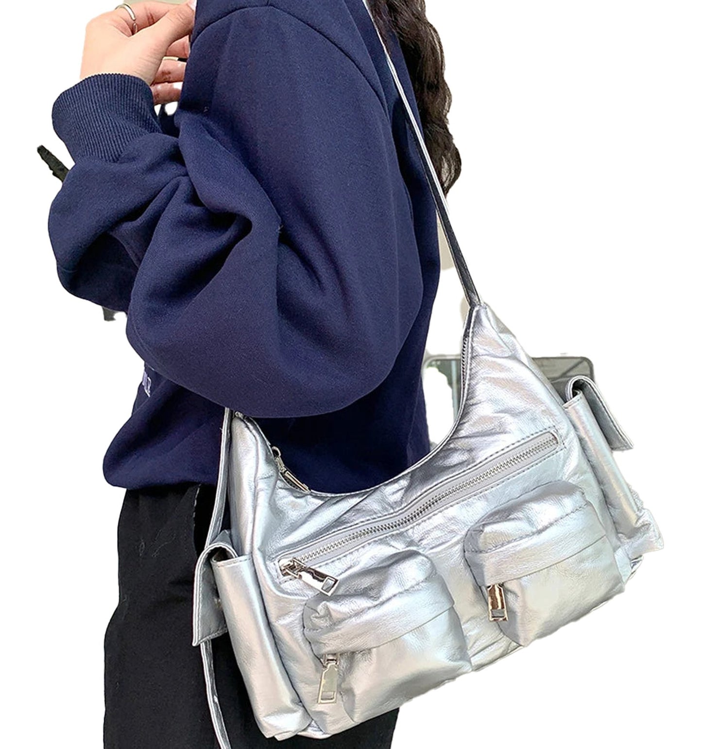 Women Leather Tote Handbag Stylish Sling