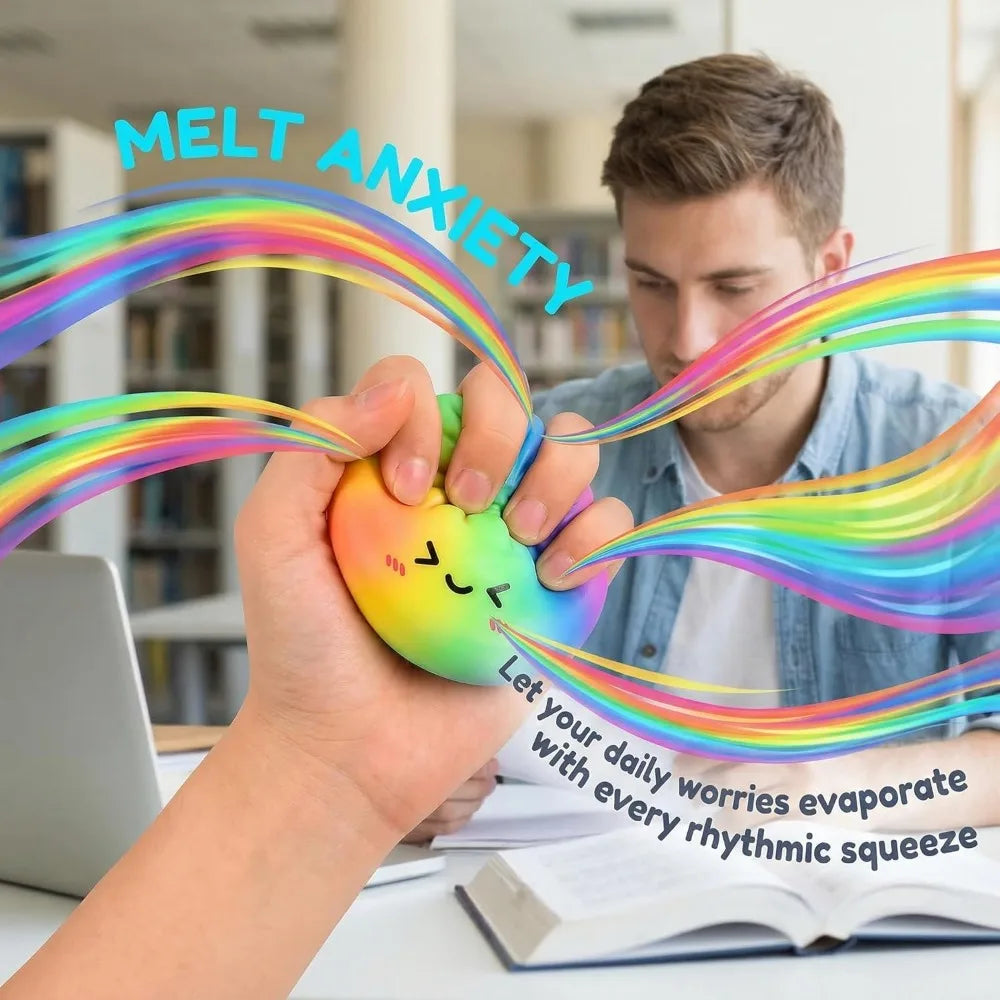 Rainbow Dumpling Slow-Rising Squishy
