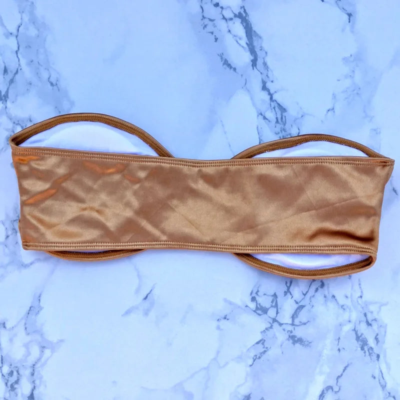 Bikini: Trendy High-Waisted Two-Piece