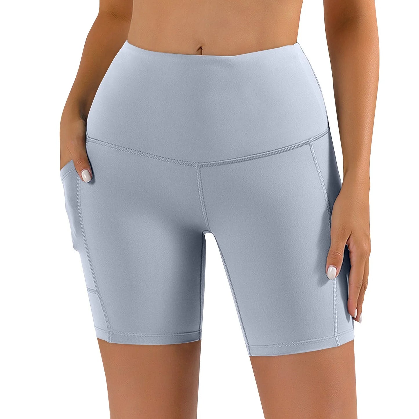 High Waist Yoga Shorts For Women