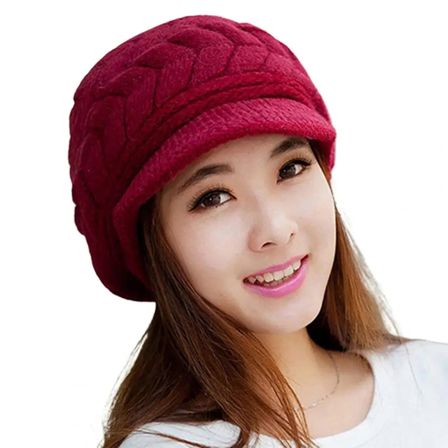 Womens Winter Knit Beanie Stylish & Warm