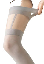 Stripe Top Sheer Pantyhose For Fashionistas
