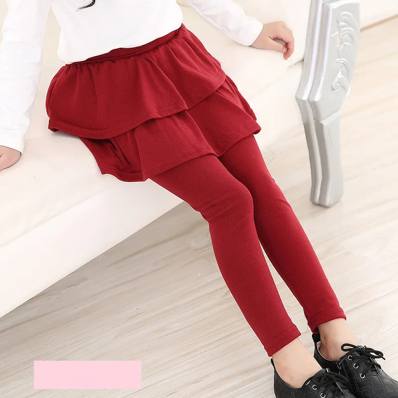 Toddler Girls Skirt Pants Cotton Leggings