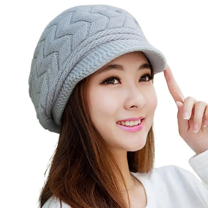 Womens Winter Knit Beanie Stylish & Warm