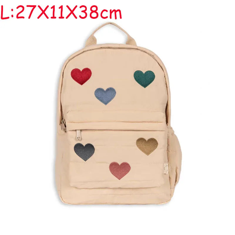 Parent and Child Kids Cotton Travel Backpack