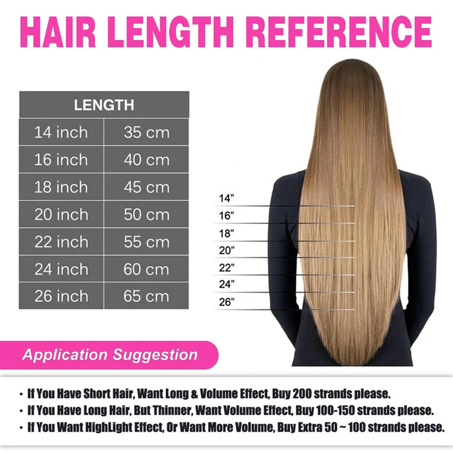 Long straight U tip hair extensions human hair in various lengths for volume and styling options