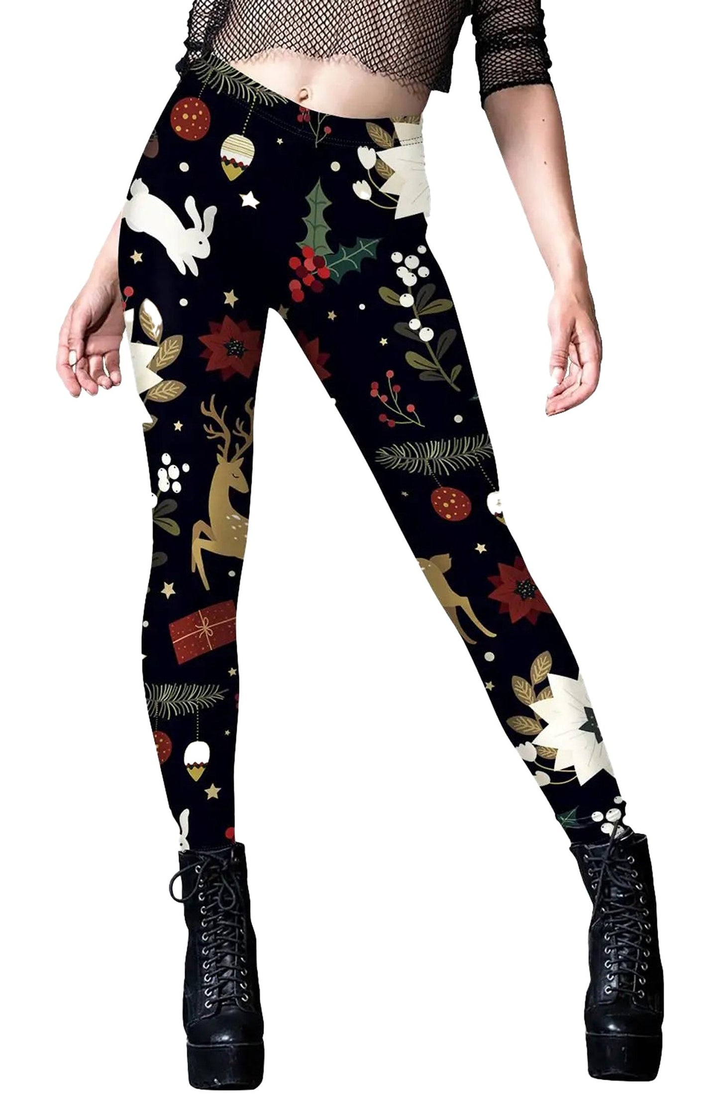 Christmas Leggings For Women Festive Style