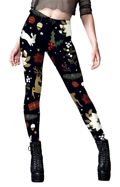 Christmas Leggings For Women Festive Style